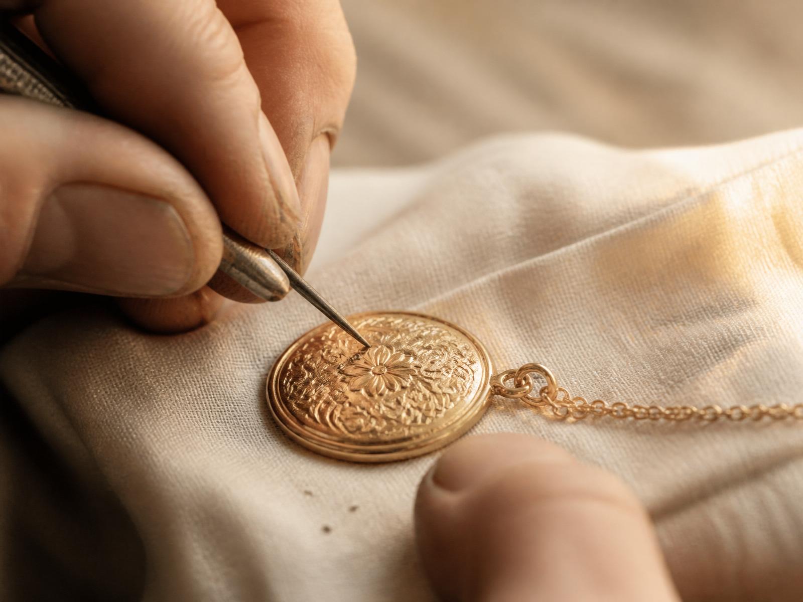 Hand-finishing a personalized keepsake