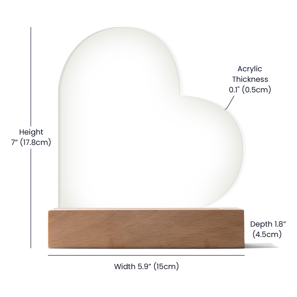 To My Mom Bonus Son Acrylic Plaque | LED Keepsake Gift for Stepmom | Sentimental Mother's Day Gift